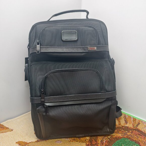 TUMI Alpha 3 Backpack | Ballistic Nylon Large Capacity | Business & Travel - Picture 1 of 8